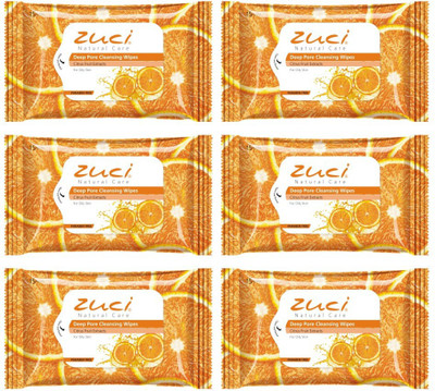

Zuci Citrus Fruit Extract Wet wipes Pack of 6(Pack of 15)