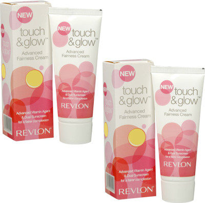 

Revlon Touch And Glow Advanced Fairness Cream Pack of 2(50 g)