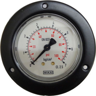 

Wika 111.12.63 Range 0 to 7 kg/cm² with psi Pressure Gauge Hydrometer