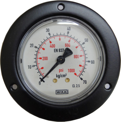 

Wika 111.12.63 Range 0 to 70 kg/cm² with psi Pressure Gauge Hydrometer