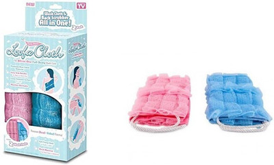 

Connectwide Loofah(Pack of 2), Blue;pink