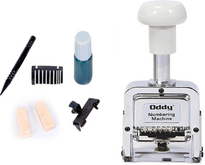 

ODDY Numbering Machine 6 Digits With Spare Parts Office Set(Multicolor)