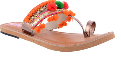 

AirSoon Women Orange Flats
