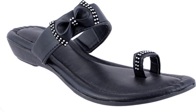 

AirSoon Women Black Wedges