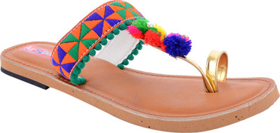 

AirSoon Women Gold Flats