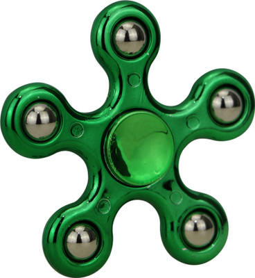 

ZEVORA Fidget Spinner, Five Wing Design Metallic(Green)