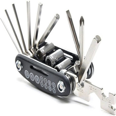 

ShivExim Multi -Purpose Bicycle Repair Tool Kit Allen Key Cycling 15 IN 1 Tool Kit Cycling Multi-Purpose Tool Kit
