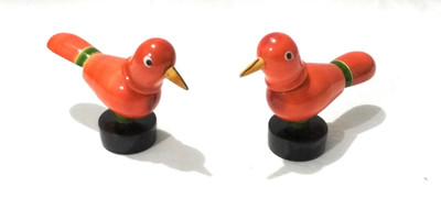 

Crafts India Handcrafted Wooden Spring Birds - Assorted and Multicolored Hand Puppets