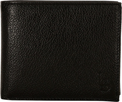 

LOUIS STITCH Men Black Genuine Leather Wallet(14 Card Slots)