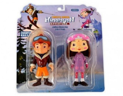 

Chhota Bheem Himalayan Adventure Figure Toy Pack - C.Bheem and Chutki(Multicolor)