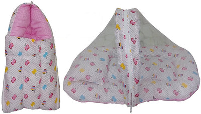

RBC RIYA R baby-089 FOLDING Baby Bed(Fabric, Pink)