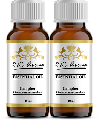 

Rks Aroma Camphor Essential Oil (pack of 2)(20 ml)