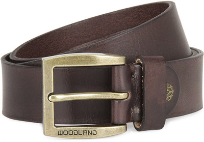 

Woodland Men Casual Brown Genuine Leather Belt