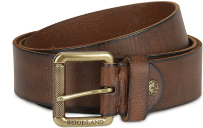 

Woodland Men Casual Brown Genuine Leather Belt