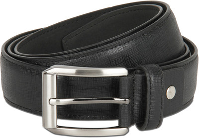 

Woods Men Formal Black Genuine Leather Belt