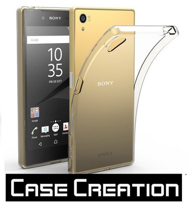 Case Creation Back Cover for Sony Xperia Z5 Plus(Transparent, Grip Case, Silicon)