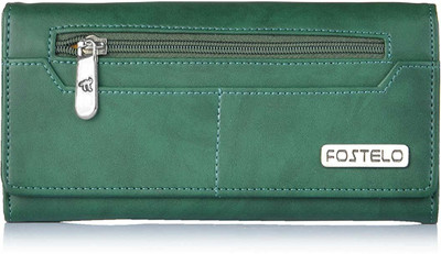 

Fostelo Casual Green Clutch