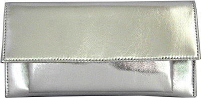 

Hi Look Casual Silver Clutch