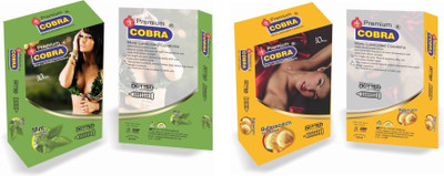 Cobra Ultimate Pleasure Condom Condom(Set of 2, 20S)