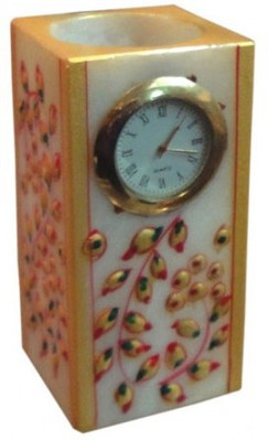 

Dharohar The Heritage 1 Compartments Marble Pen Stand(Multicolor)