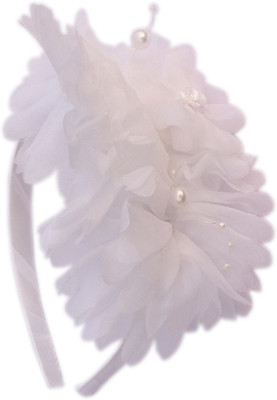 

Loops n knots Fabric Lace Hair Band / Head Band ( ha1206 ) Hair Band(White)