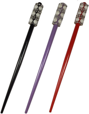 

CraftEra Plastic Stick Hair Pin(Multicolor)
