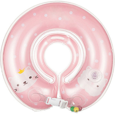 

Futaba Inflatable Baby Neck Float Safety Swimming Ring - Pink - Medium Inflatable Pool(Pink)