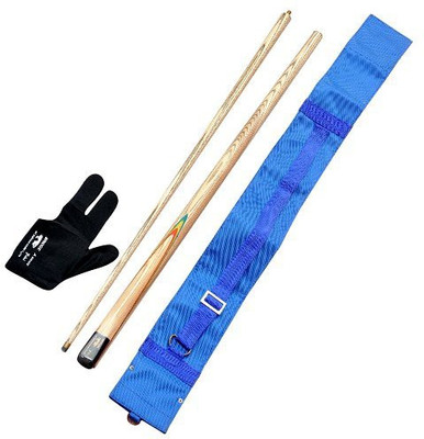 

Cuepoint 5019G (gloves,blue cue cover n bridge cue) Snooker, Pool, Billiards Cue Stick(Wooden)