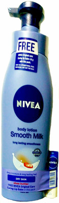 

Nivea Smooth Milk Shea Butter Body Lotion(400 ml)