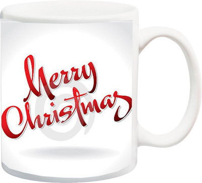 

Stylotrendz Merry Christmas Perfect Gift Coffee Ceramic Mug(325 ml), White