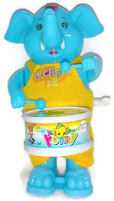 

Unique Toyz Elephant Drummer Toy with Drumming and Dancing Action for Kids(Multicolor)