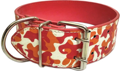 

Sollar's Military Printed Orange  Dog Everyday Collar(, Red