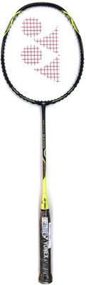 

Yonex Voltric 0.5 DG Black, Yellow Strung Badminton Racquet(G4 - 3.25 Inches, 88 g)