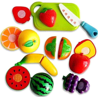

Bonkerz Realistic Sliceable Fruits Velcro Cutting Play Toy Set For Kids
