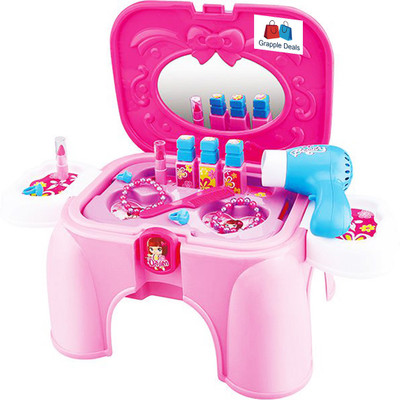 

GRAPPLE DEALS My Secret Stool Styling Salon Playset With So Many Accessories For Your Little Princess.