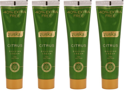 

Zuska Citrus Shaving Cream Pack of 4(98 g)