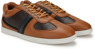 Provogue Sneakers For Men(Tan, Brown