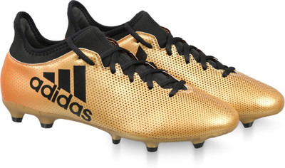 

ADIDAS X 17.3 FG Football Shoes For Men(Gold, Black, Tagome/cblack/solred