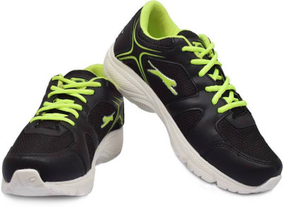 

Slazenger DUECE Running Shoes For Men(Multicolor, White/black/lime