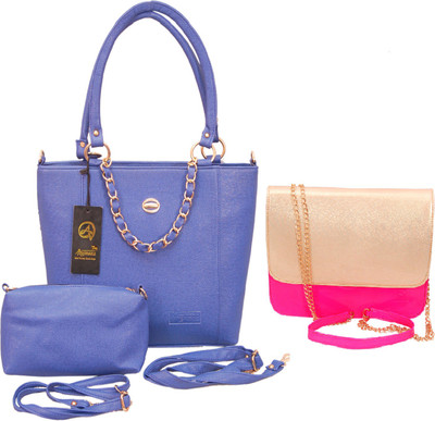 

Anemone Women Casual Blue, Pink PU Hand-held Bag