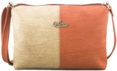 

voaka Girls Casual Brown PU Sling Bag