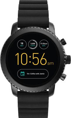 Fossil Q Explorist Black Smartwatch(Black Strap Regular)