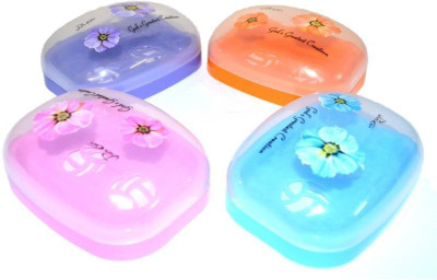 

pin to pen Soap Dish 2 in 1 Floral(Multicolor)