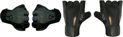 

Cp Bigbasket Premium Quality Netted with Wrist Support With No Sweat Gym & Fitness Gloves (, Grey, Green, Black, Black;green;grey