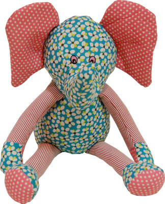 

Surbhi Cotton Stuffed Elephant - 40 cm(Multicolor)