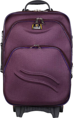 

U United United Prpl Double Shell D Pocket Expandable Cabin Luggage -  inch(Purple