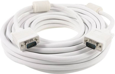 

TECHON TV-out Cable vga male to male cable 30 mtr(White, For BluRay)
