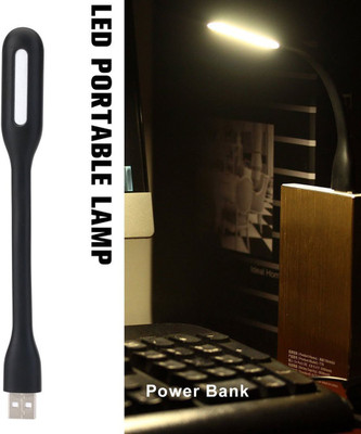 

VibeX ™ Flexible Mini USB LED Light for Laptop Keyboard Power Bank Portable Night Light LEDL-Type-003 Led Light(Black)