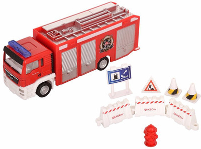 

RMZ Man Fire Engine Playset, Red(Red)