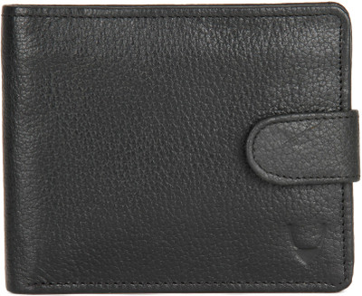 

Hidesign Men Black Genuine Leather Wallet(9 Card Slots)